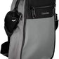 Calvin Klein Eco Chic Gray Shoulder Bag with Contrasting Details