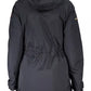 Napapijri Chic Black Hooded Jacket with Logo Detail