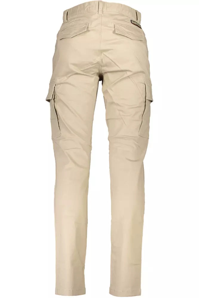 Napapijri Chic Beige 4-Pocket Cotton Trousers