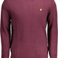 Lyle & Scott Elegant Purple Cotton-Wool Blend Sweater