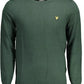 Lyle & Scott Elegant Green Cotton-Wool Blend Sweater