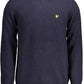 Lyle & Scott Classic Blue Wool Blend Sweater