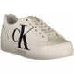 Calvin Klein Eco-Chic White Sneakers with Contrasting Details