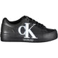 Calvin Klein Eco-Conscious Lace-Up Sneakers in Sleek Black