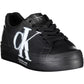 Calvin Klein Eco-Conscious Lace-Up Sneakers in Sleek Black