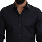 Dolce & Gabbana Elegant Azure Slim Fit Designer Shirt