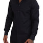 Dolce & Gabbana Elegant Azure Slim Fit Designer Shirt