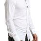 Dolce & Gabbana Elegant Slim Fit White Cotton Dress Shirt