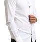 Dolce & Gabbana Elegant White Slim Fit Dress Shirt