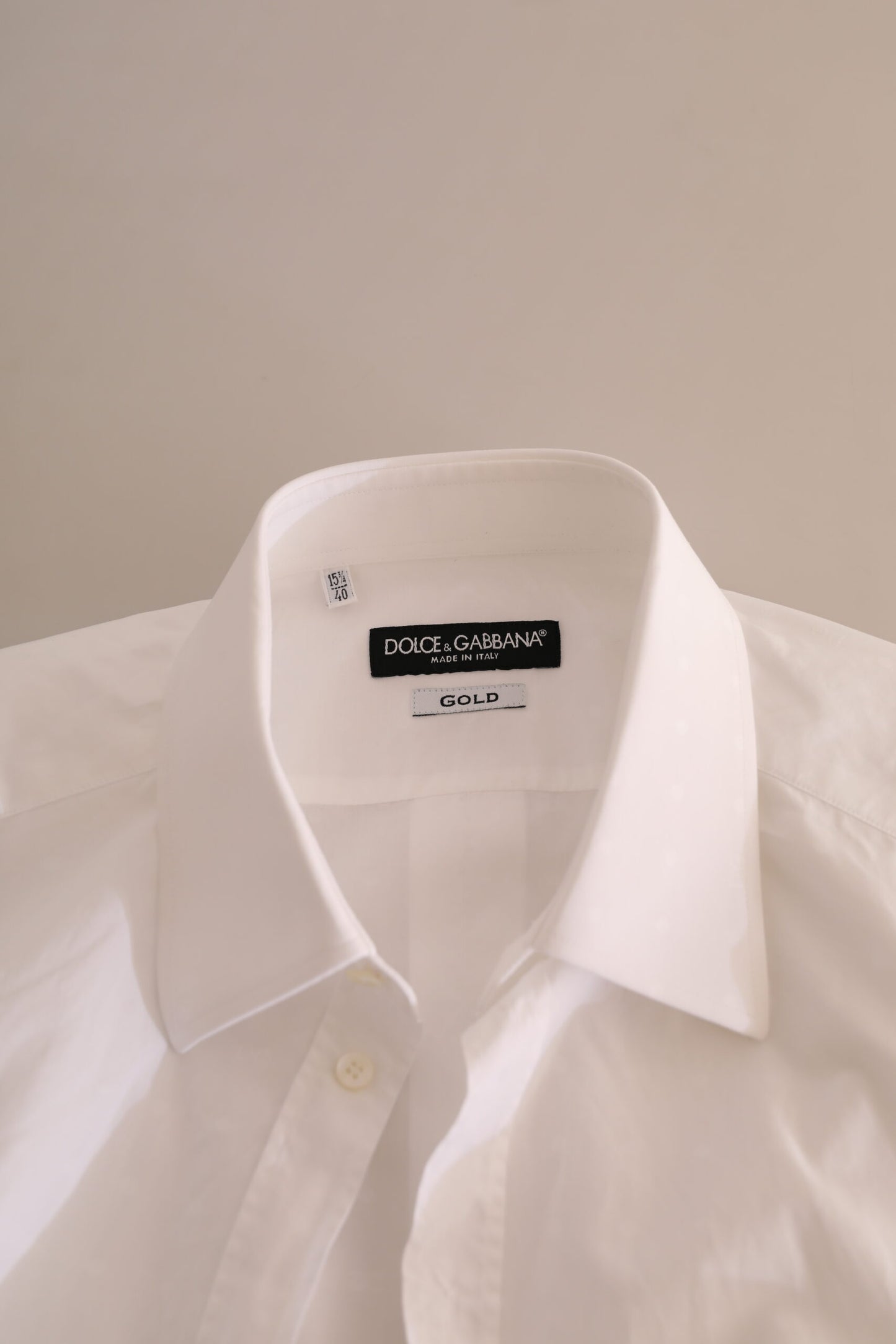 Dolce & Gabbana Elegant White Slim Fit Dress Shirt