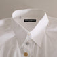 Dolce & Gabbana Elegant White Cotton Formal Shirt