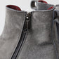 Dolce & Gabbana Elegant Gray Chelsea Leather Boots