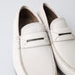 Dolce & Gabbana Elegant Light Grey Leather Loafers