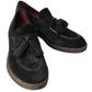 Dolce & Gabbana Elegant Black Suede Espadrilles Sneakers