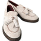 Dolce & Gabbana Elegant Ivory Leather Espadrilles