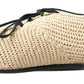 Dolce & Gabbana Chic Beige Derby Lace-Up Casual Men's Shoes