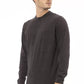 Alpha Studio Brown Cotton Men Sweater