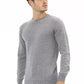 Alpha Studio Gray Viscose Men Sweater