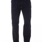 Alpha Studio Blue Cotton Men Pant