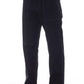 Alpha Studio Blue Cotton Men Pant