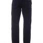 Alpha Studio Blue Cotton Men Pant