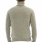 Alpha Studio Green Wool Men Sweater