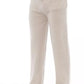 Alpha Studio Beige Linen Men Pant