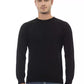 Alpha Studio Black Viscose Men Sweater