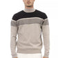 Alpha Studio Beige Cashmere Men Sweater