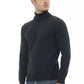 Alpha Studio Green Wool Men Sweater