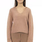 Alpha Studio Beige Polyamide Women Sweater