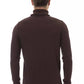 Alpha Studio Brown Merino Men Sweater