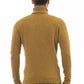 Alpha Studio Brown Alpaca Men Sweater