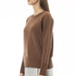 Alpha Studio Brown Cashmere Women Sweater