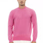 Alpha Studio Pink Wool Men Sweater