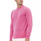 Alpha Studio Pink Wool Men Sweater