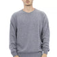 Alpha Studio Light Blue Cashmere Men Sweater