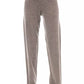 Alpha Studio Brown Wool Women Pants