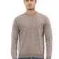 Alpha Studio Beige Viscose Men Sweater