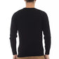 Alpha Studio Black Viscose Men Sweater