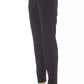 Alpha Studio Black Polyester Women Trouser