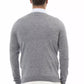 Alpha Studio Gray Cashmere Men Sweater