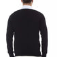 Alpha Studio Black Viscose Men Sweater