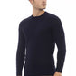 Alpha Studio Blue Wool Men Sweater