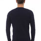 Alpha Studio Blue Wool Men Sweater