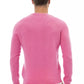 Alpha Studio Pink Wool Men Sweater