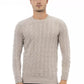 Alpha Studio Beige Viscose Men Sweater