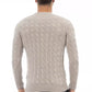 Alpha Studio Beige Viscose Men Sweater