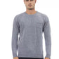 Alpha Studio Light Blue Viscose Men Sweater