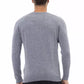 Alpha Studio Light Blue Viscose Men Sweater